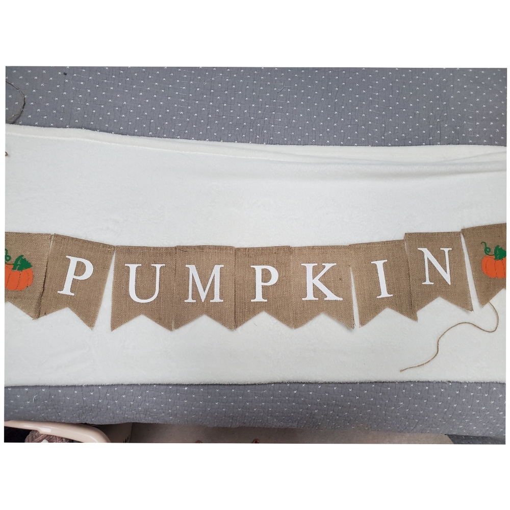 Burlap Sign